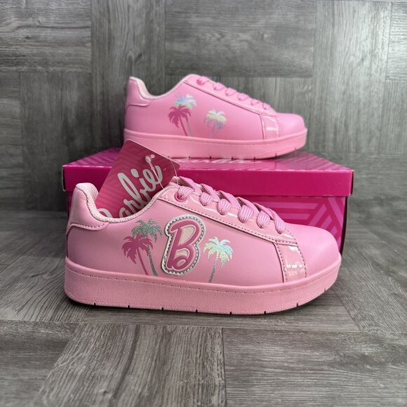 Barbie Pink Mono Low Girls size 3 Casual Shoes - Picture 1 of 9